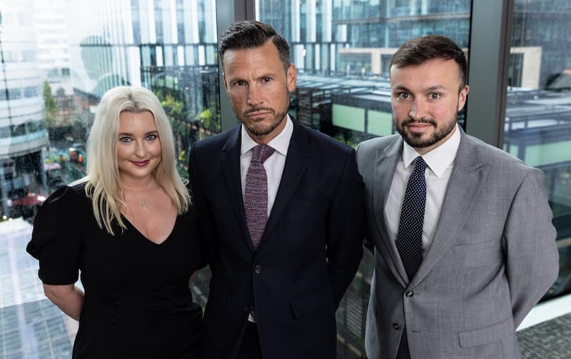 The three new recruits