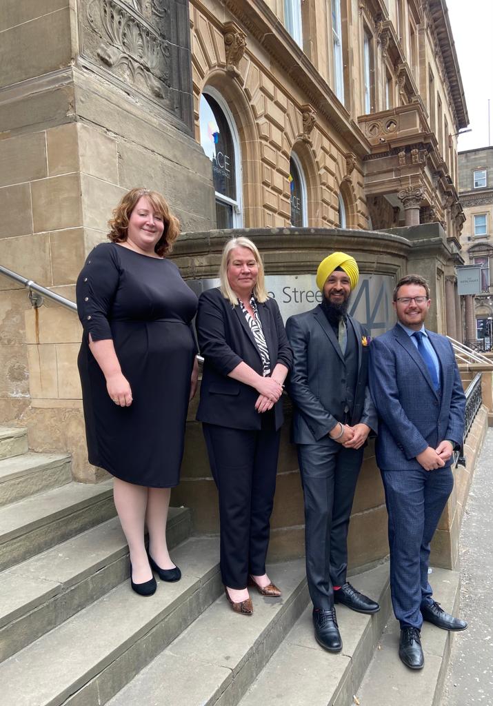 Rhian Griffiths, Morag Dalziel, Paman Singh and Ben Brown